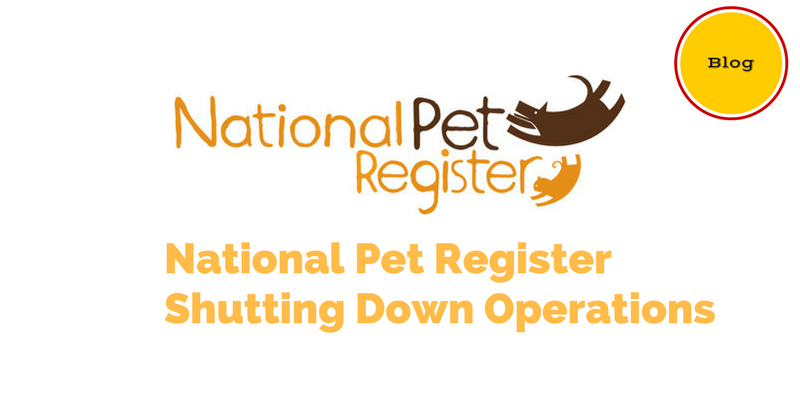 National Pet Register Shutting Down Operations